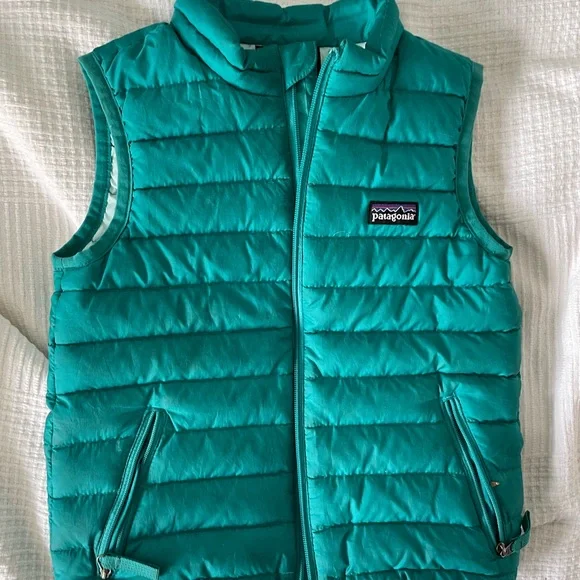 Patagonia Kids Aqua Puffer Vest Down Sweater Vest - Picture 10 of 10